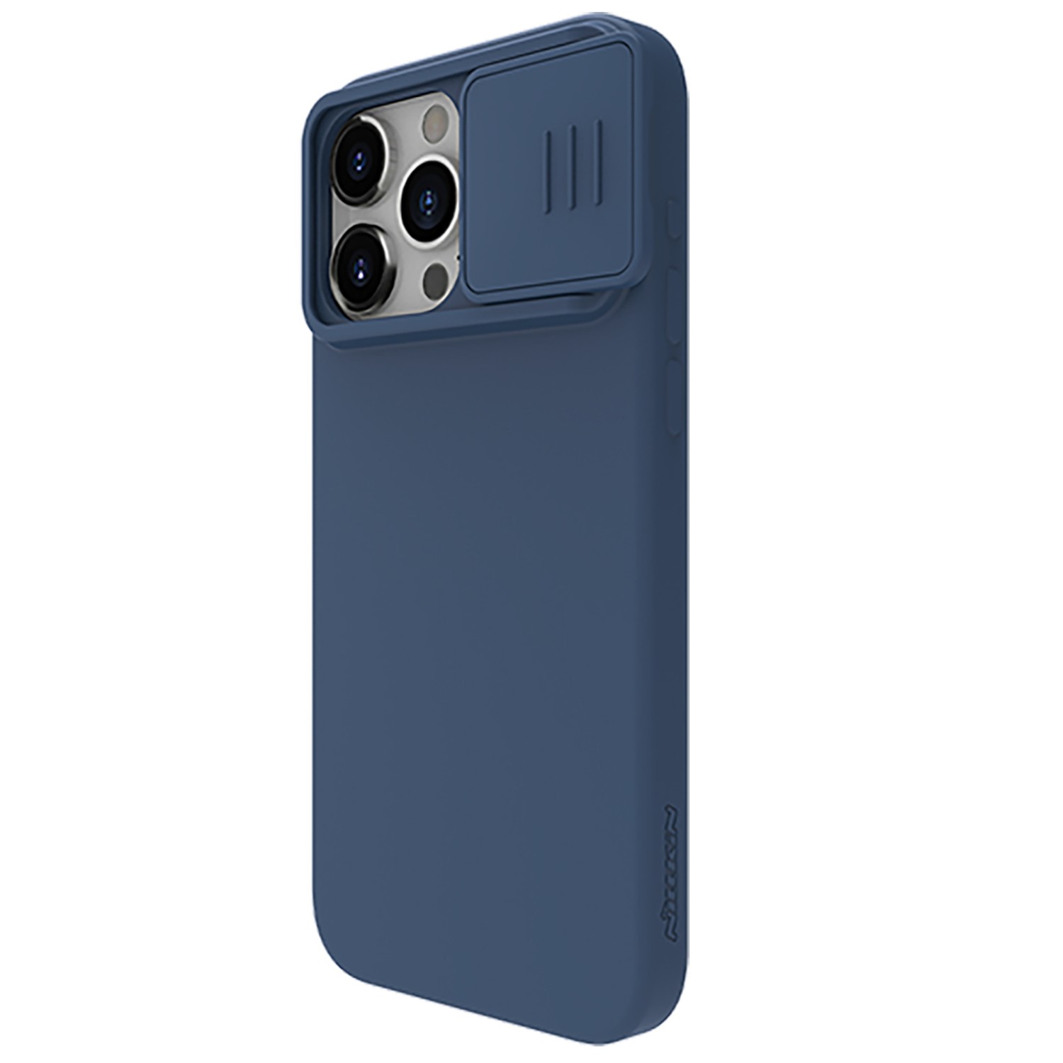 Nillkin CamShield Silky Silikonový Kryt pro Apple iPhone 15 Pro Max Midnight Blue