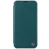 Nillkin Qin Book PRO Plain Leather Pouzdro pro Apple iPhone 15 Pro Exuberant Green