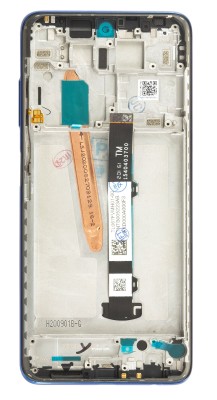 LCD + dotyk + přední kryt pro Poco X3/X3 NFC, cobalt blue