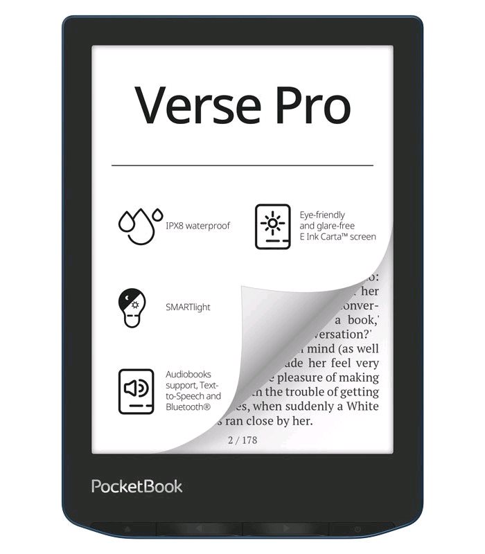 Levně E-book POCKETBOOK 634 Verse Pro Passion Red, červený