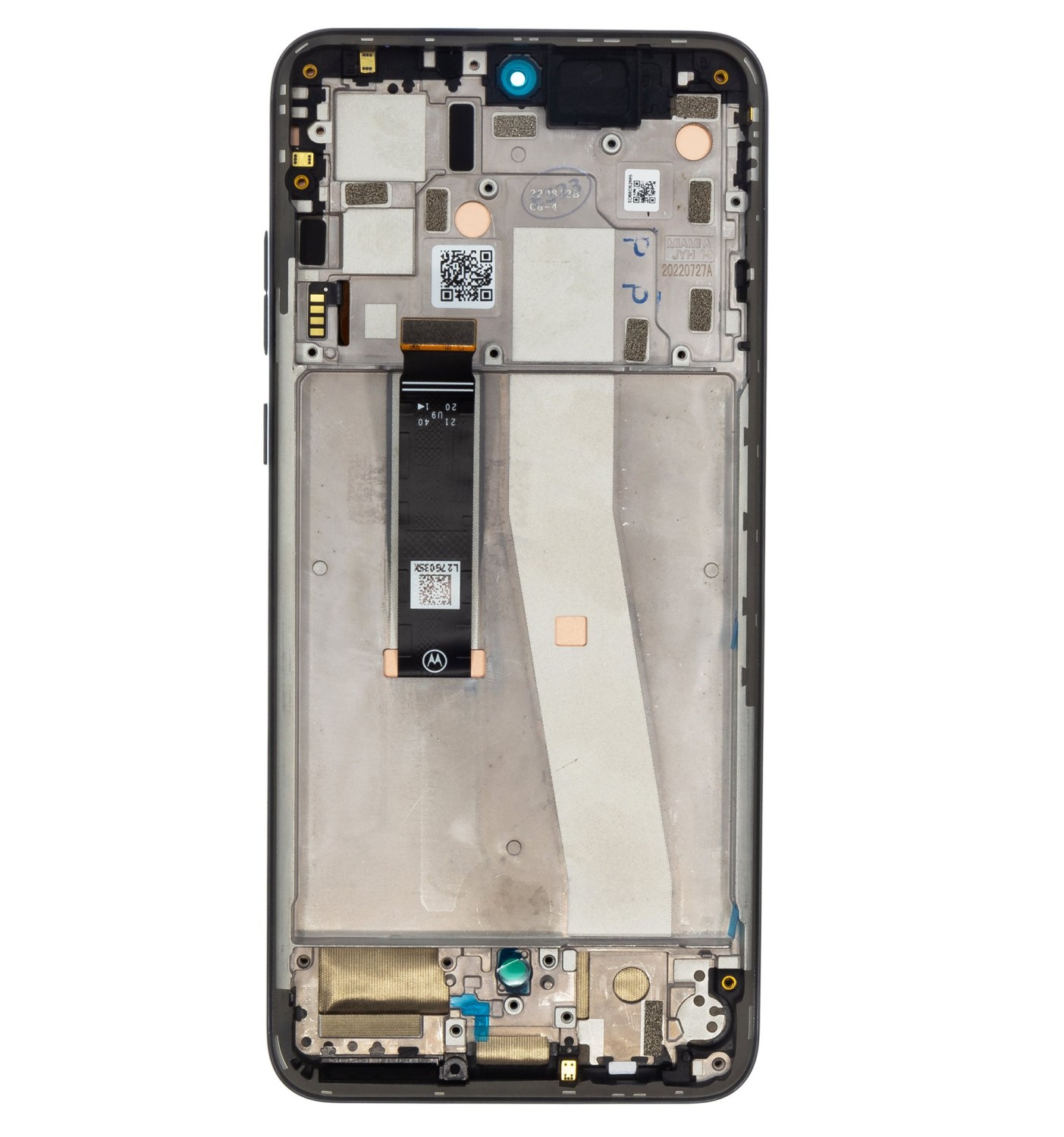 LCD + dotyk + přední kryt pro Motorola Edge 30 Neo, black (Service Pack) + DOPRAVA ZDARMA