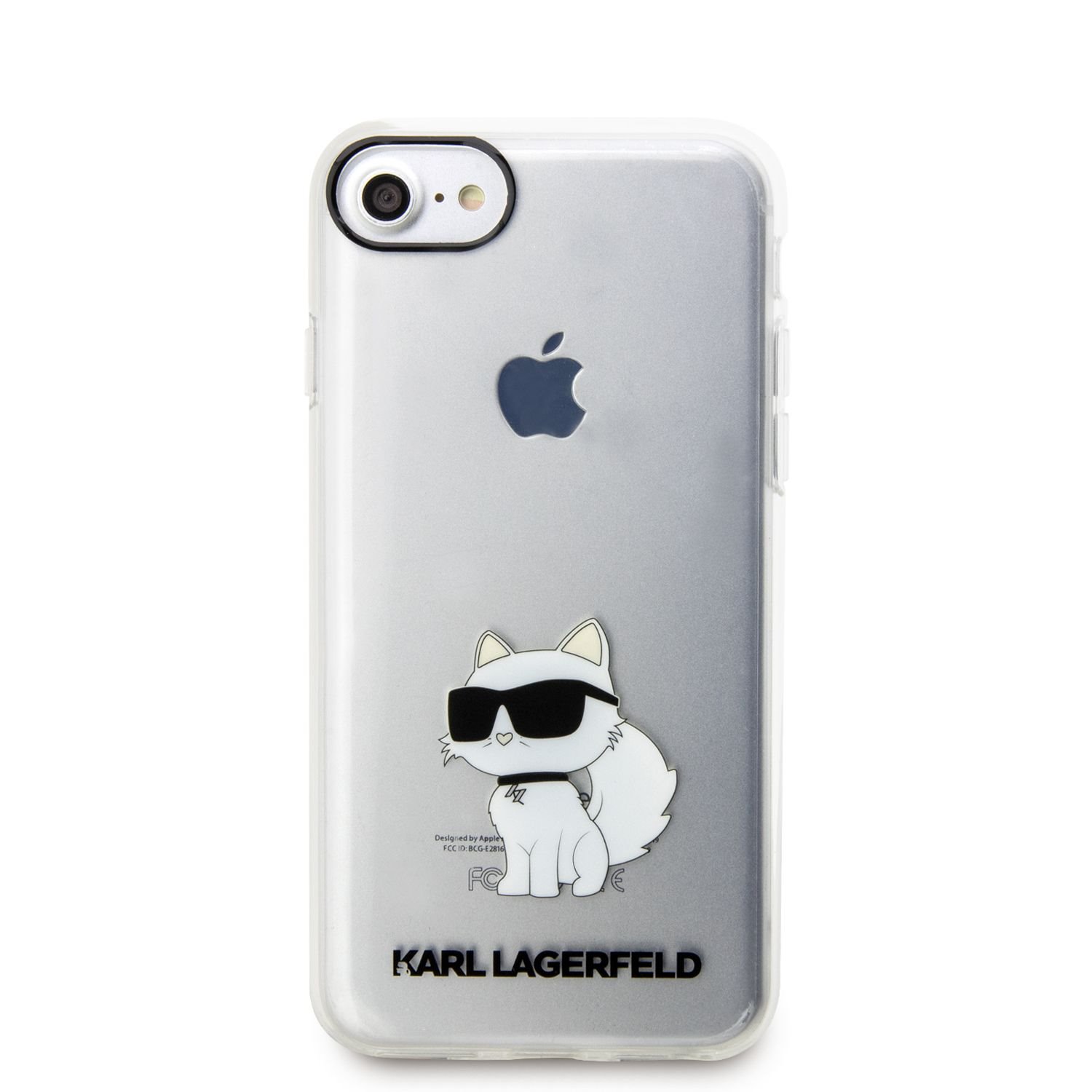 Zadní kryt Karl Lagerfeld IML Choupette NFT pro Apple iPhone 7/8/SE2020/SE2022, transparentní