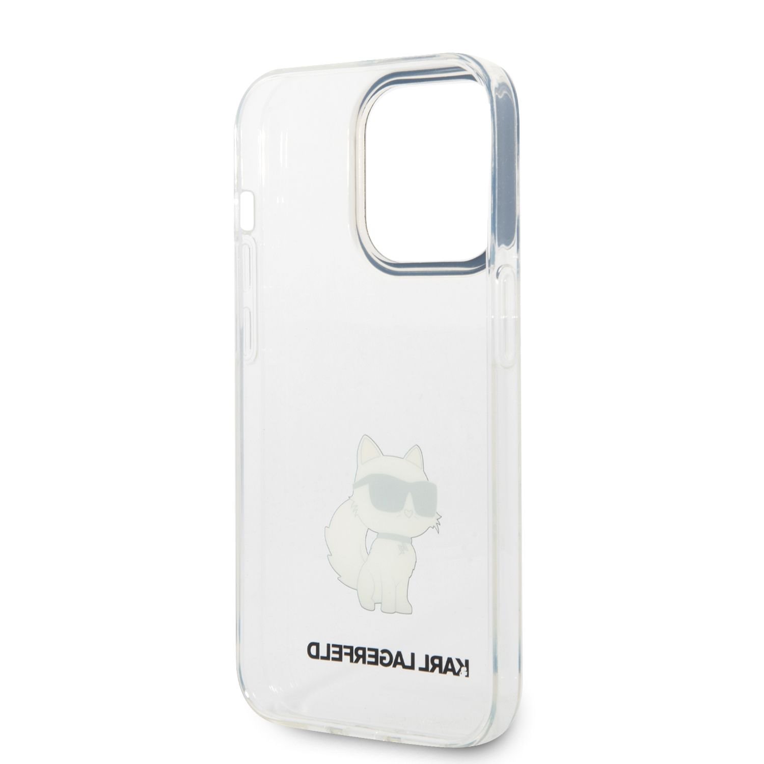 Karl Lagerfeld IML Choupette NFT Zadní Kryt pro iPhone 14 Pro Transparent
