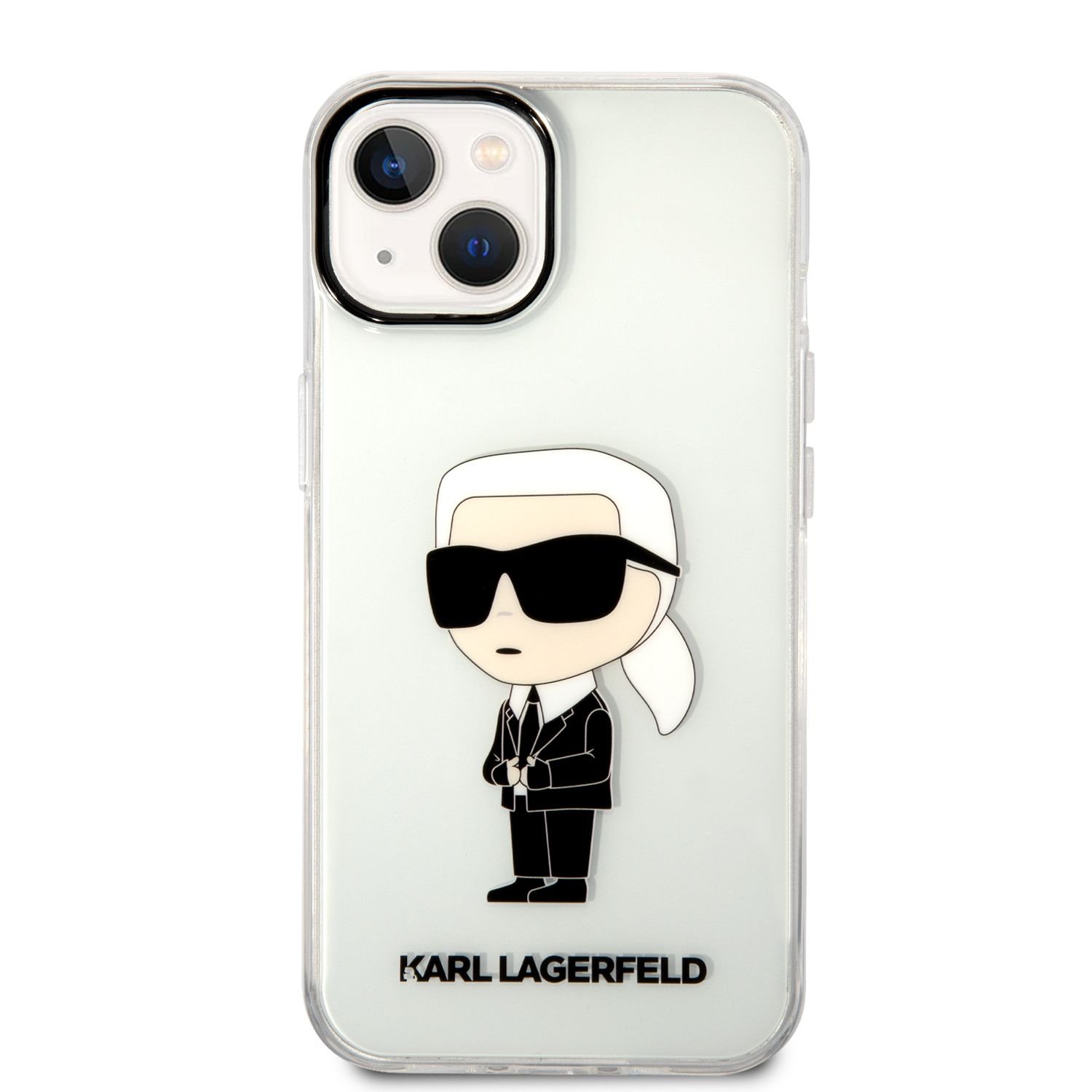 Levně Zadní kryt Karl Lagerfeld IML Ikonik NFT pro Apple iPhone 14 Plus, transparentní