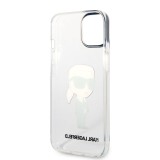 Karl Lagerfeld IML Ikonik NFT Zadní Kryt pro iPhone 14 Transparent