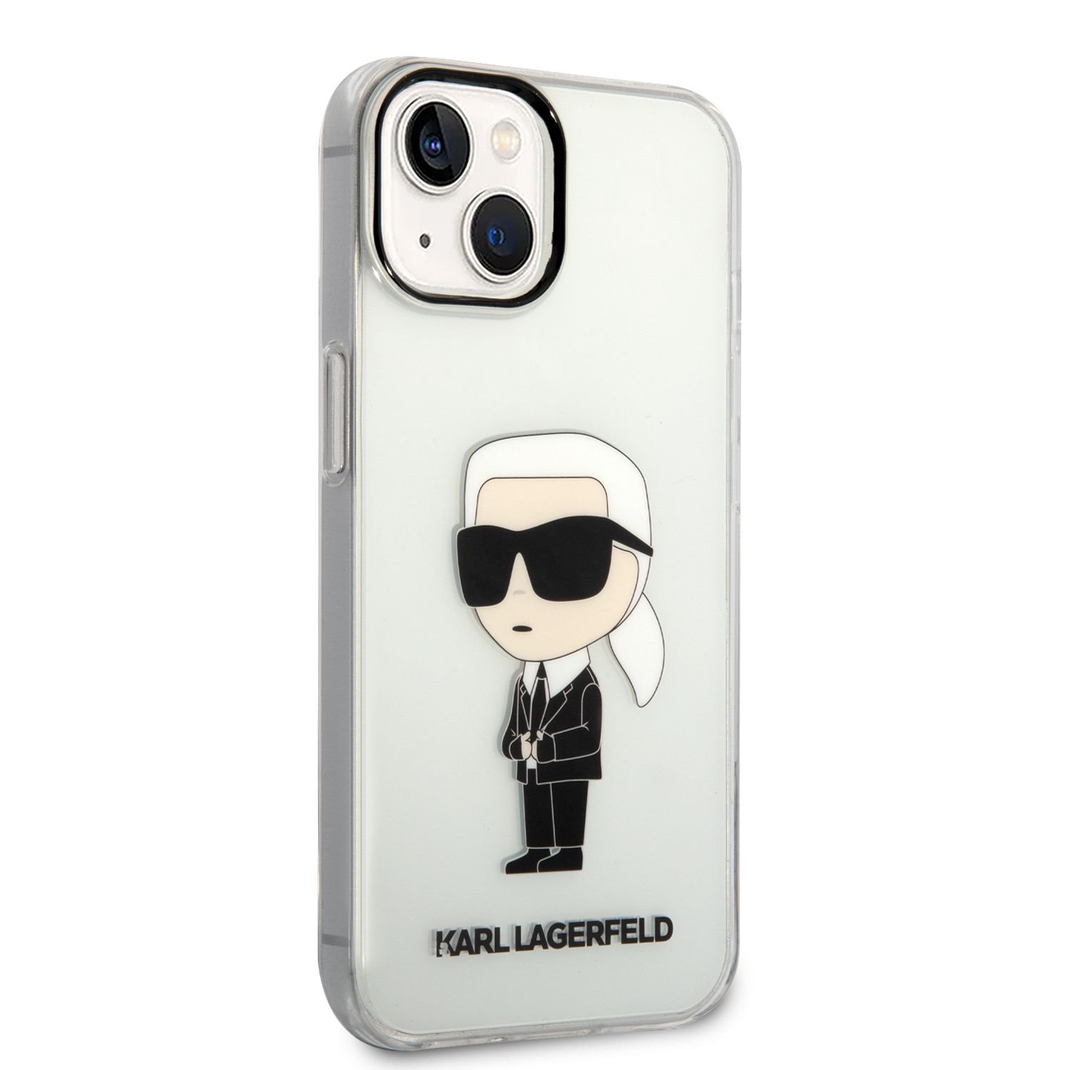 Karl Lagerfeld IML Ikonik NFT Zadní Kryt pro iPhone 14 Transparent