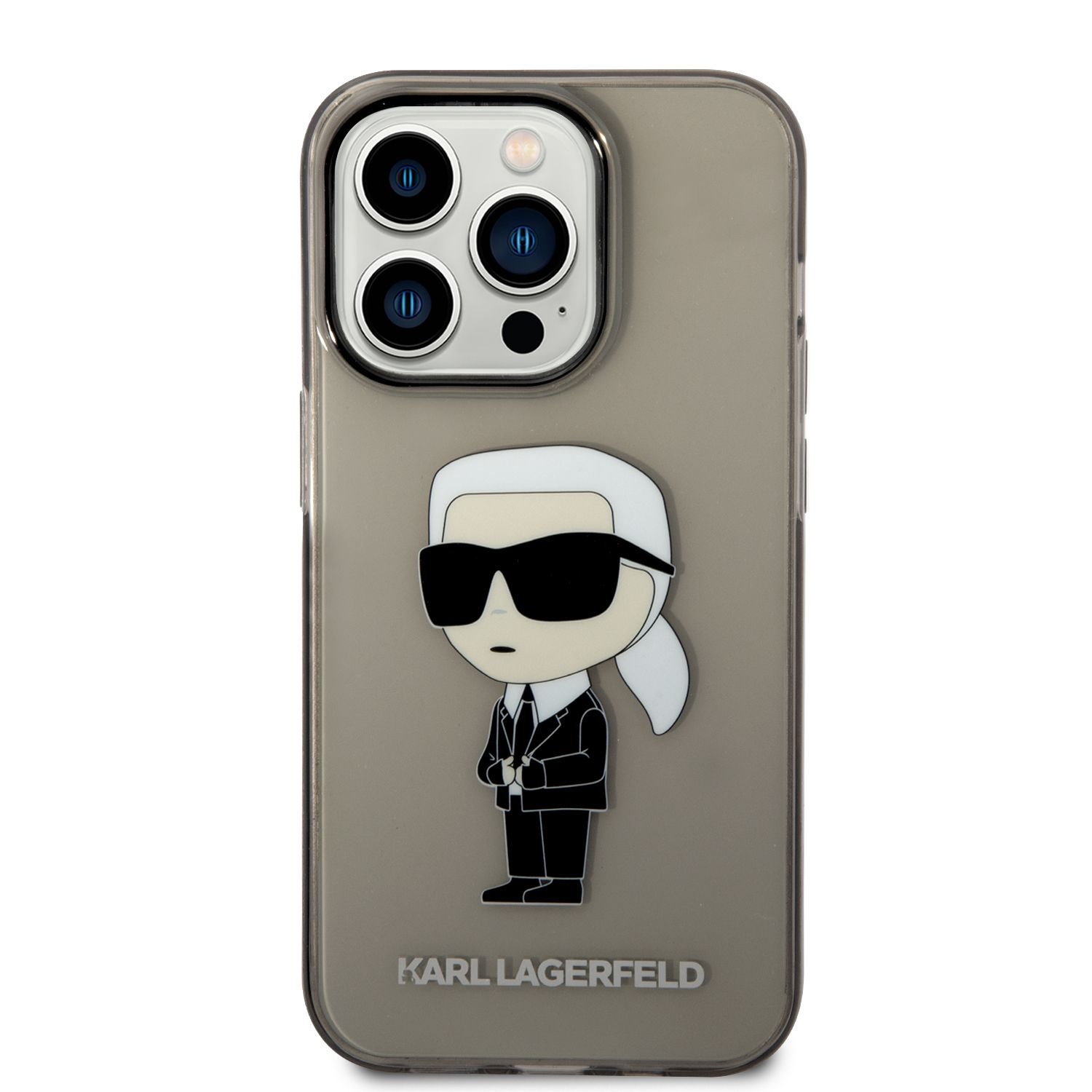 Levně Zadní kryt Karl Lagerfeld IML Ikonik NFT pro Apple iPhone 14 Pro Max, černá