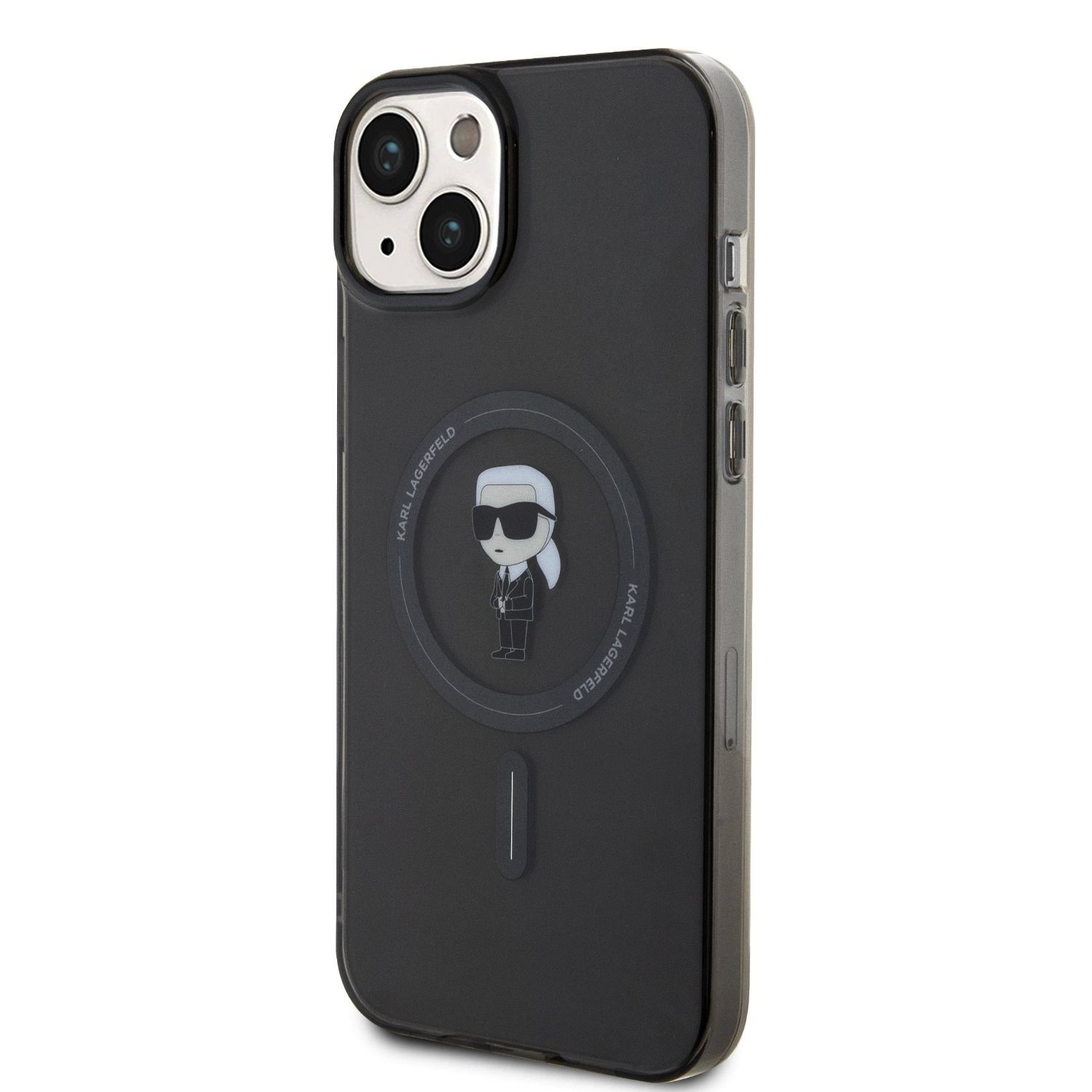 Karl Lagerfeld IML Ikonik MagSafe Zadní Kryt pro iPhone 15 Plus Black