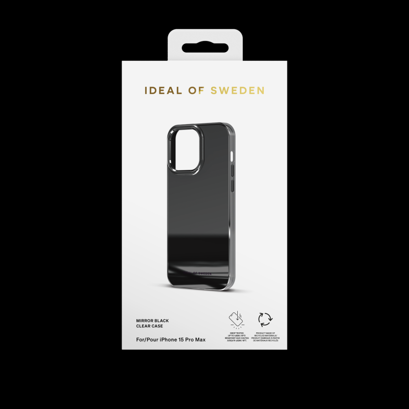Ochranný kryt Clear Case iDeal Of Sweden pro Apple iPhone 15 Pro Max, mirror black