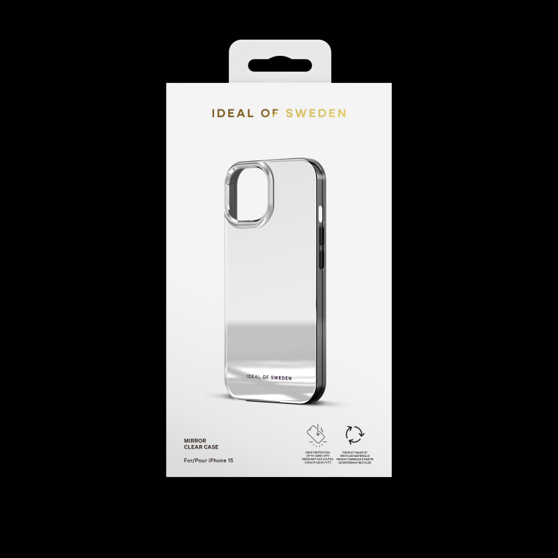 Ochranný kryt Clear Case iDeal Of Sweden pro Apple iPhone 15, mirror