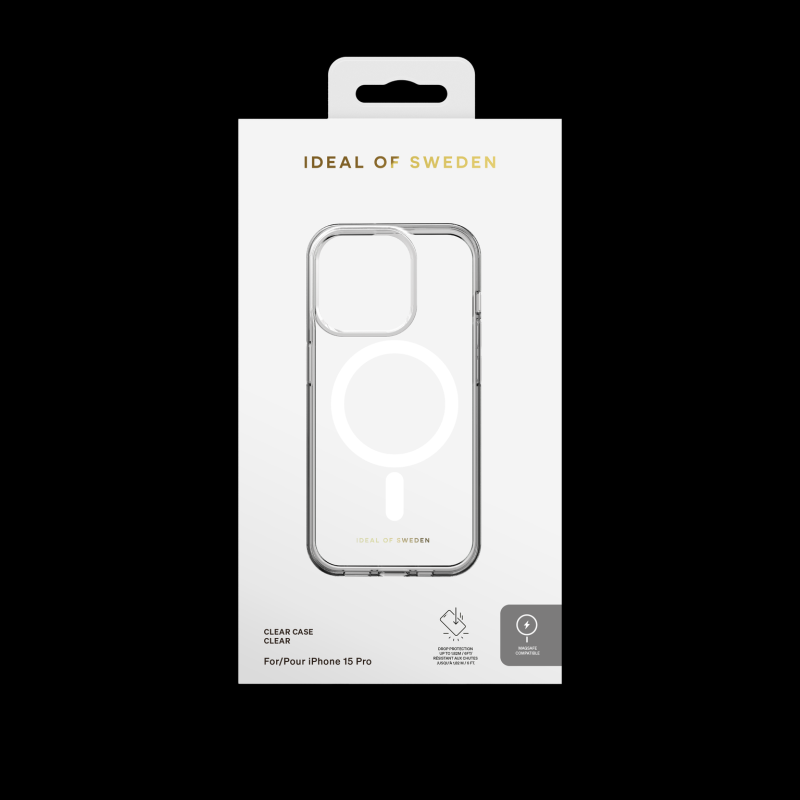 Ochranný kryt Clear Case s Magsafe iDeal Of Sweden pro Apple iPhone 15 Pro Max, transparentní