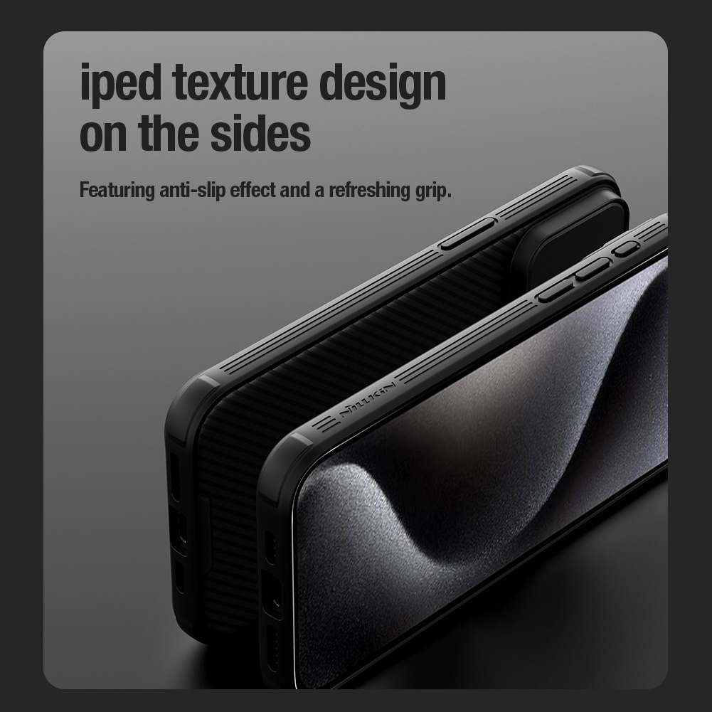 Nillkin CamShield PRO Zadní Kryt pro Apple iPhone 15 Pro Titanium Gray