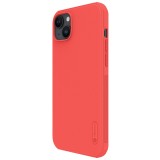 Nillkin Super Frosted PRO Zadní Kryt pro Apple iPhone 15 Plus Red (Without Logo Cutout)