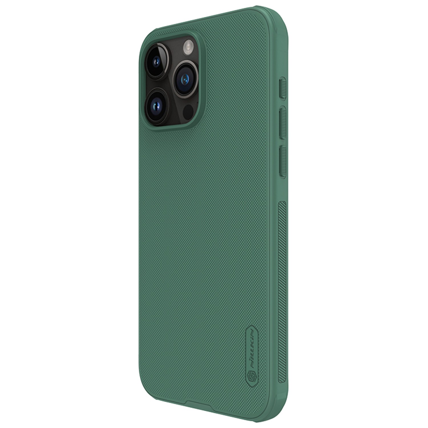 Zadní kryt Nillkin Super Frosted PRO pro Apple iPhone 15 Pro Max, tmavě zelená (Without Logo Cutout)
