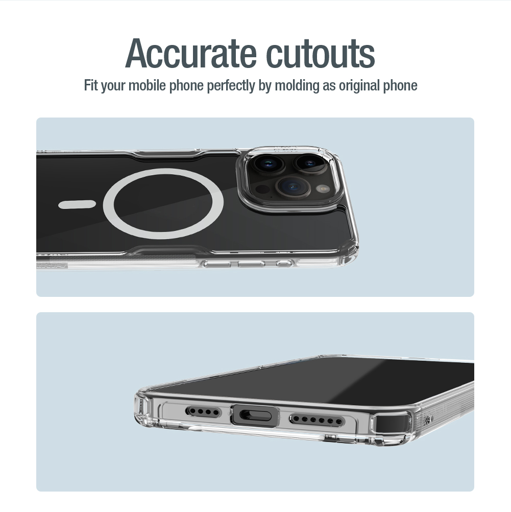 Nillkin Nature TPU PRO Magnetic Kryt pro Apple iPhone 15 Pro Max Blue