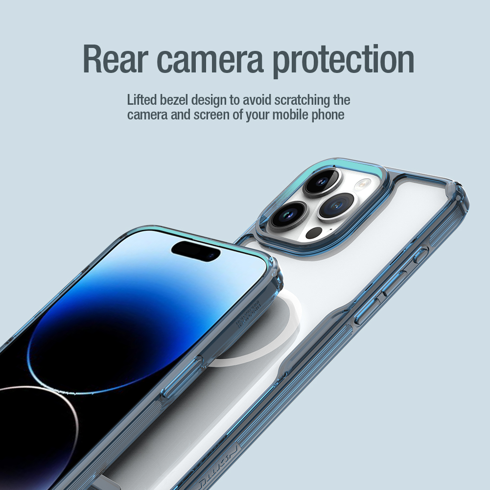 Nillkin Nature TPU PRO Magnetic Kryt pro Apple iPhone 15 Pro Max Blue