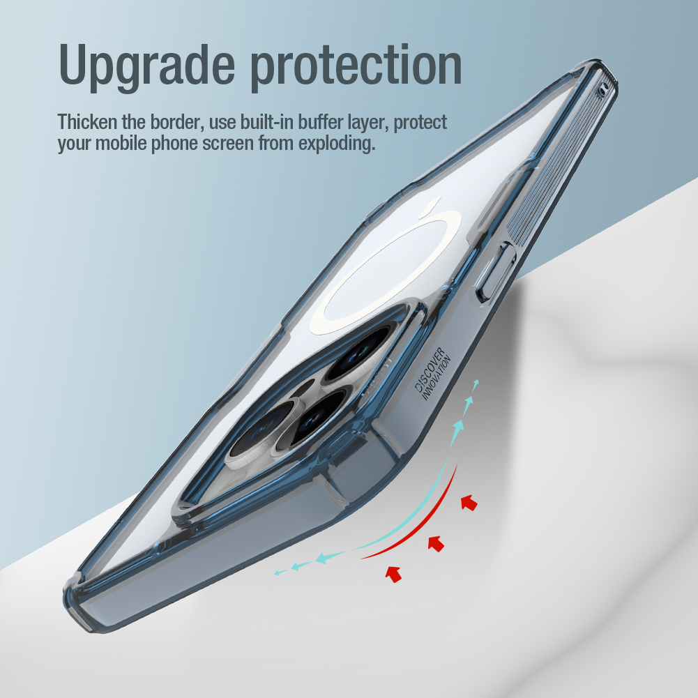 Nillkin Nature TPU PRO Magnetic Kryt pro Apple iPhone 15 Pro Max Blue