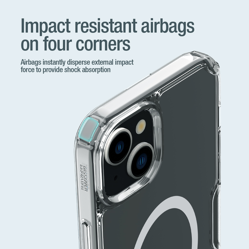 Nillkin Nature TPU PRO Magnetic Kryt pro Apple iPhone 15 Plus Blue