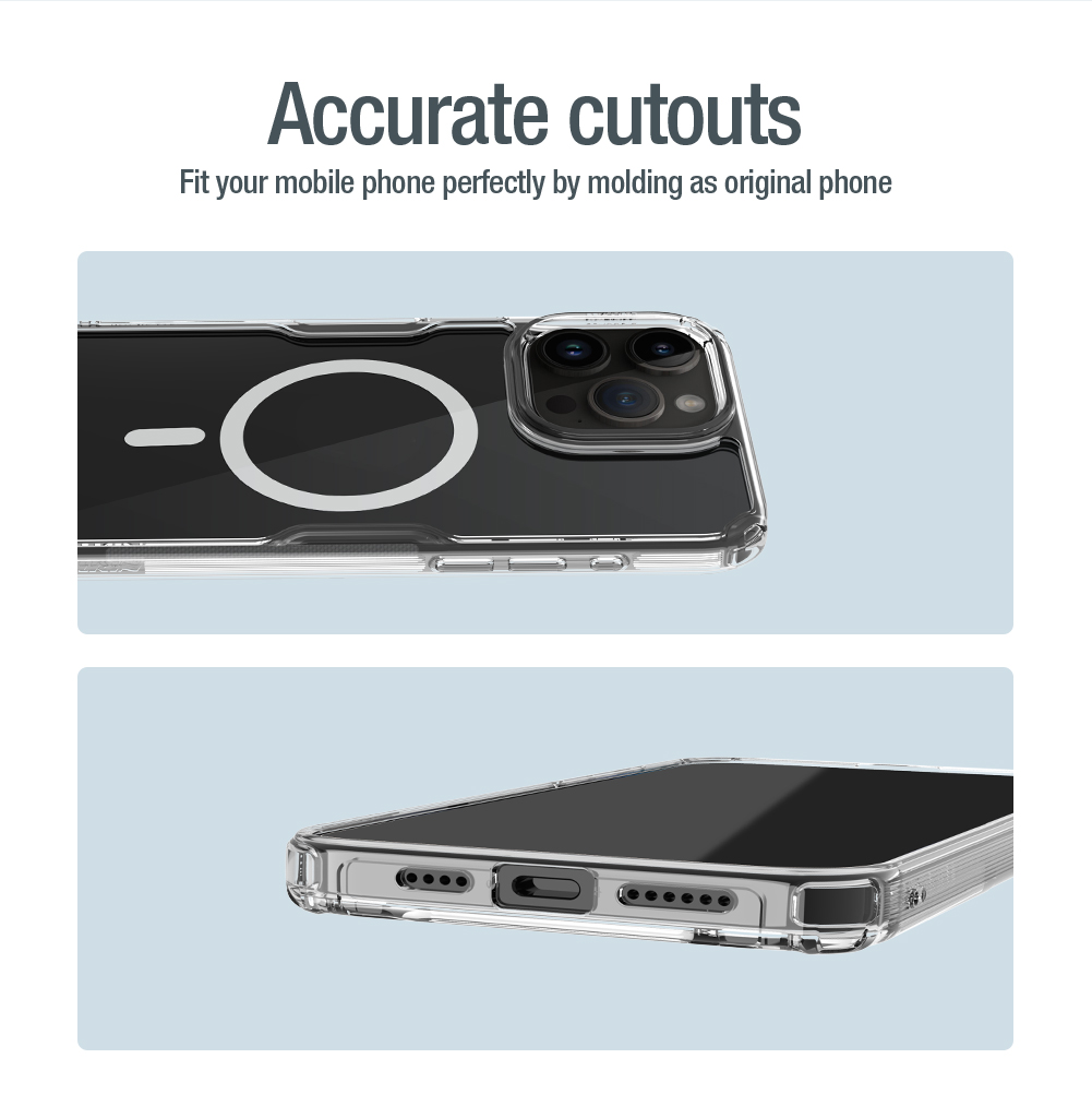 Nillkin Nature TPU PRO Magnetic Kryt pro Apple iPhone 15 Pro Transparent