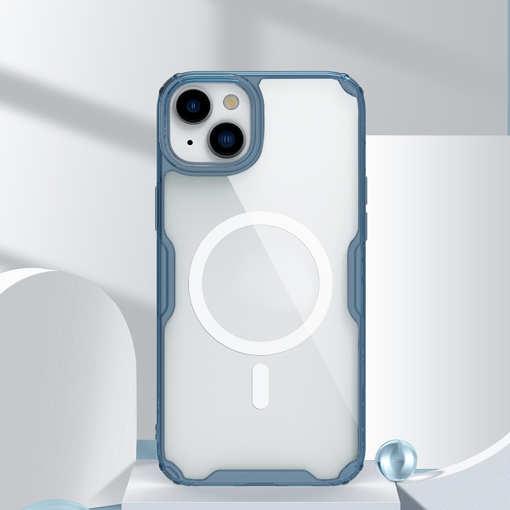 Nillkin Nature TPU PRO Magnetic Kryt pro Apple iPhone 15 Blue