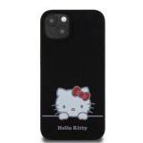 Hello Kitty Liquid Silicone Daydreaming Logo Zadní Kryt pro iPhone 13 Black
