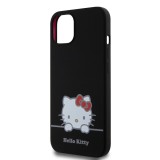 Hello Kitty Liquid Silicone Daydreaming Logo Zadní Kryt pro iPhone 13 Black