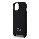Lacoste Iconic Petit Pique Crossbody Woven Logo Zadní Kryt pro iPhone 15 Black