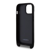 Lacoste Iconic Petit Pique Crossbody Woven Logo Zadní Kryt pro iPhone 15 Black