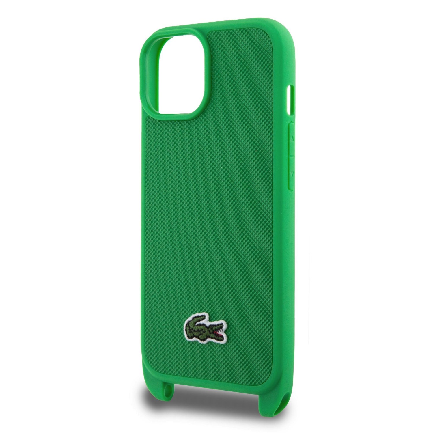 Lacoste Iconic Petit Pique Crossbody Woven Logo Zadní Kryt pro iPhone 15 Green