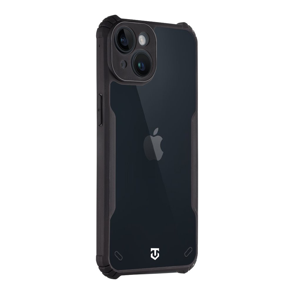 Levně Zadní kryt Tactical Quantum Stealth pro Apple iPhone 14, transparentní černá