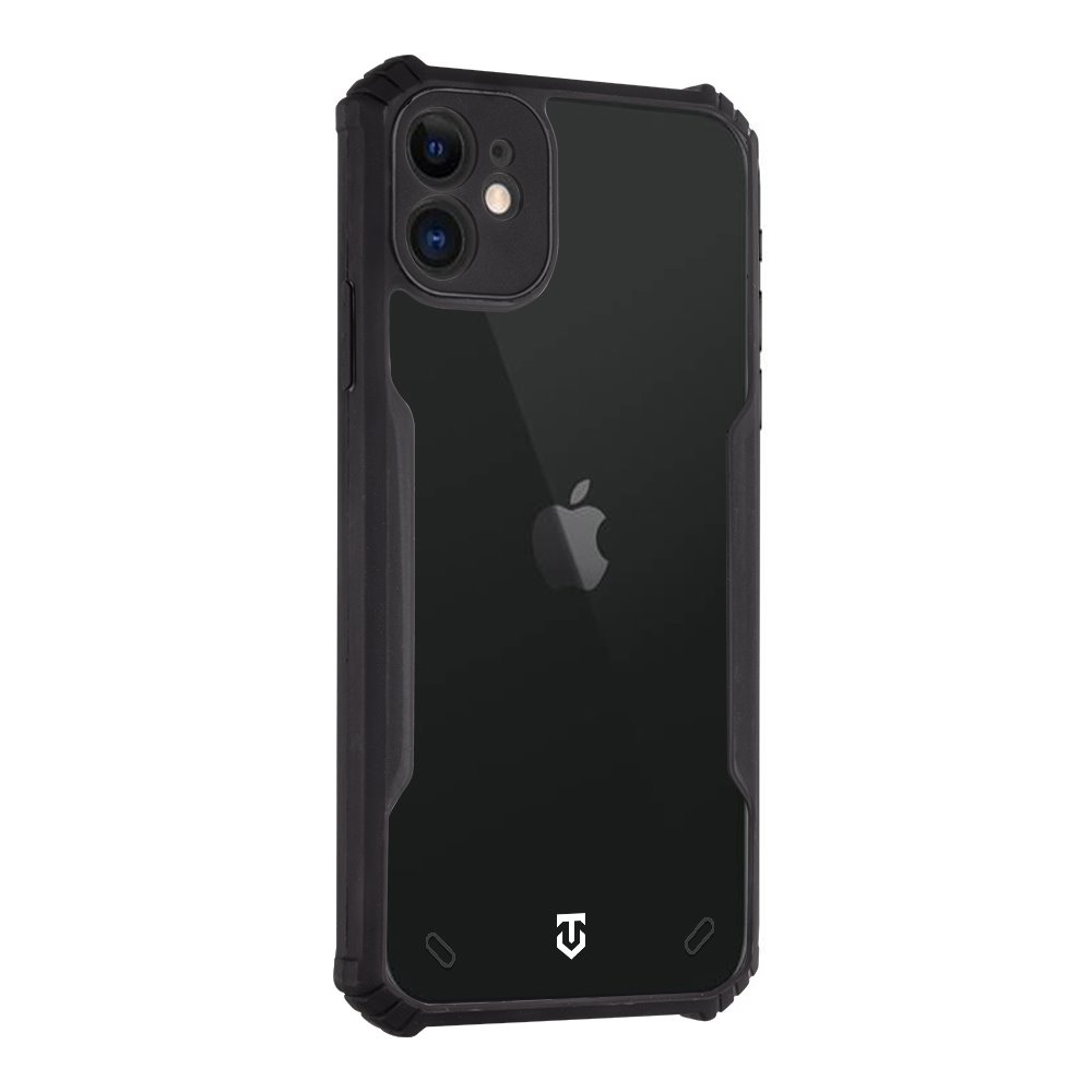 Levně Zadní kryt Tactical Quantum Stealth pro Apple iPhone 11, transparentní černá