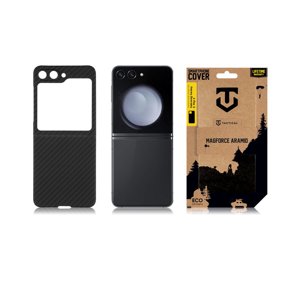 Tactical MagForce Aramid Kryt pro Samsung Galaxy Z Flip 5 Black
