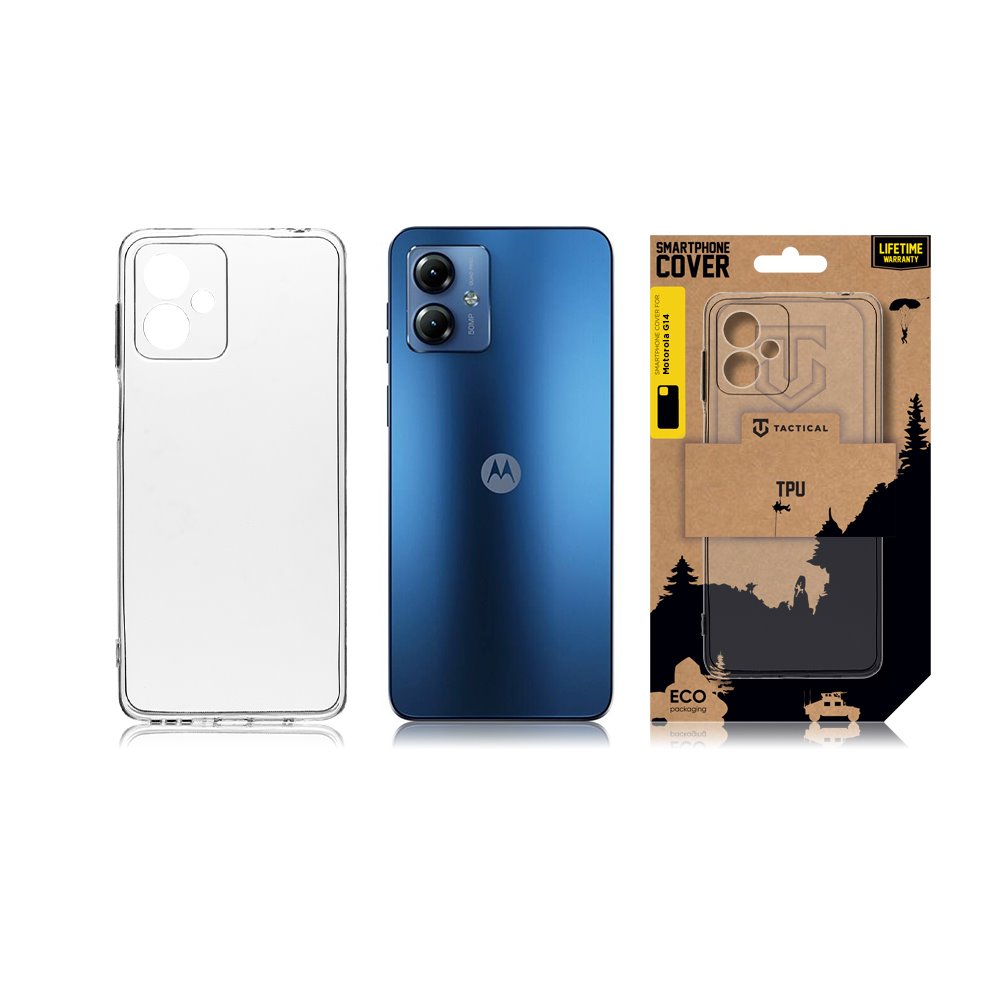 Zadní kryt Tactical TPU pouzdro TCL 305i, transparentní