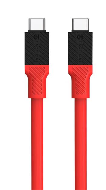 Levně Kabel Tactical Fat Man Cable USB-C/USB-C, červená
