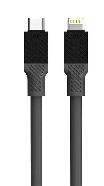 Levně Kabel Tactical Fat Man Cable USB-C/Lightning 1m, šedá