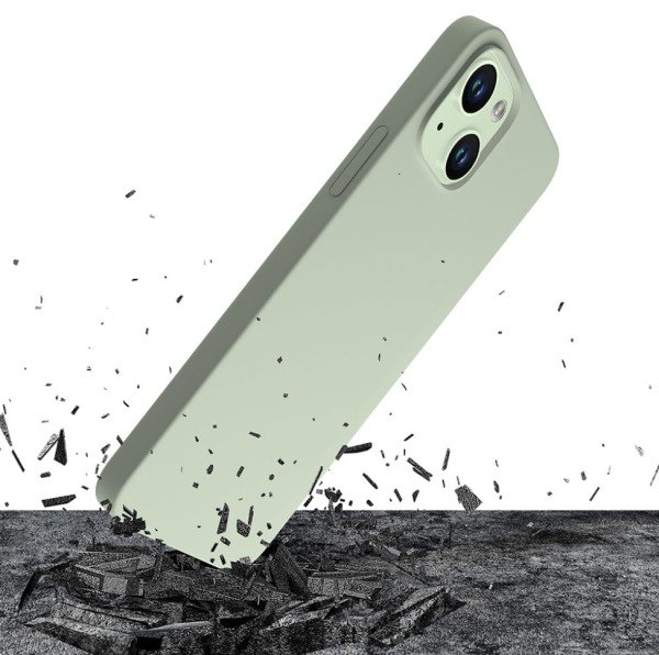 Ochranný kryt 3mk Hardy Silicone MagCase pro Apple iPhone 15, green