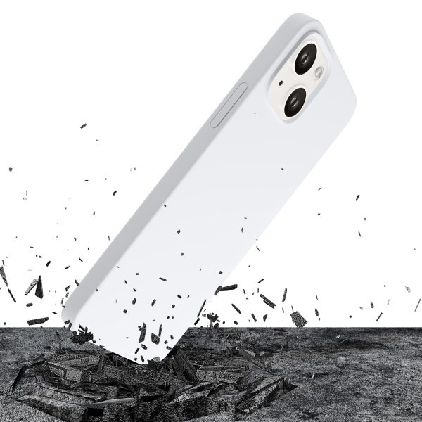 Ochranný kryt 3mk Hardy Silicone MagCase pro Apple iPhone 15, silver white