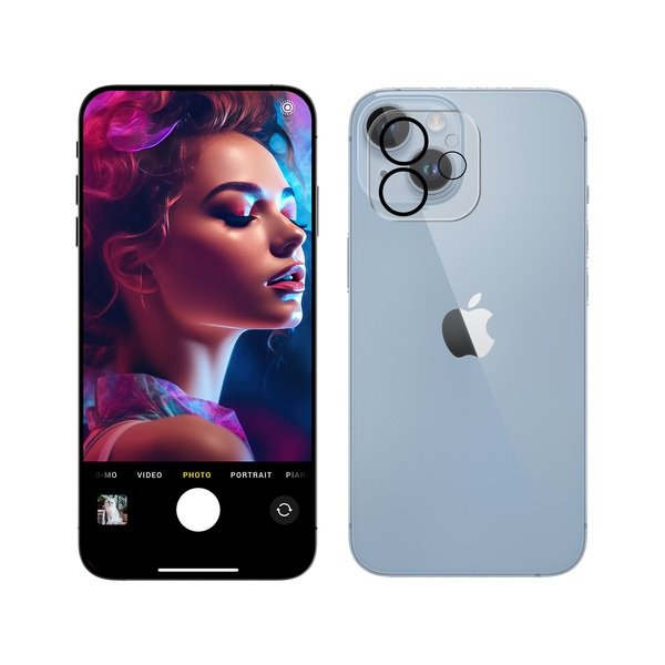 Tvrzené sklo 3mk Lens Pro Full Cover ochrana kamery pro Apple iPhone 15 / iPhone 15 Plus