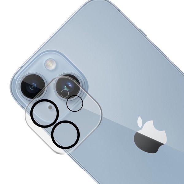 Tvrzené sklo 3mk Lens Pro Full Cover ochrana kamery pro Apple iPhone 11 / 12 mini 