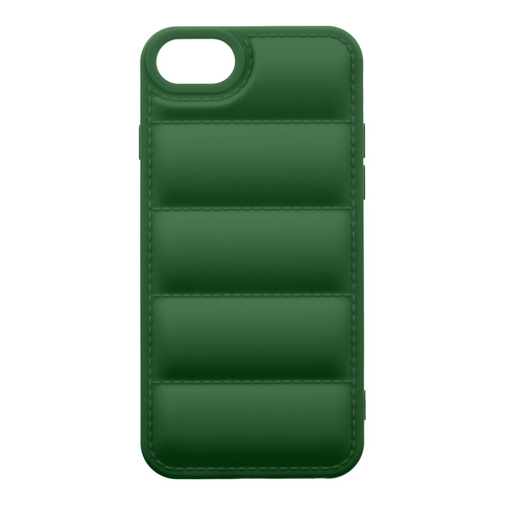 Levně Zadní kryt OBAL:ME Puffy pro Apple iPhone 7/8/SE2020/SE2022, tmavě zelená