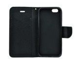 Flipové pouzdro FANCY pro Apple iPhone 15 Plus, černá