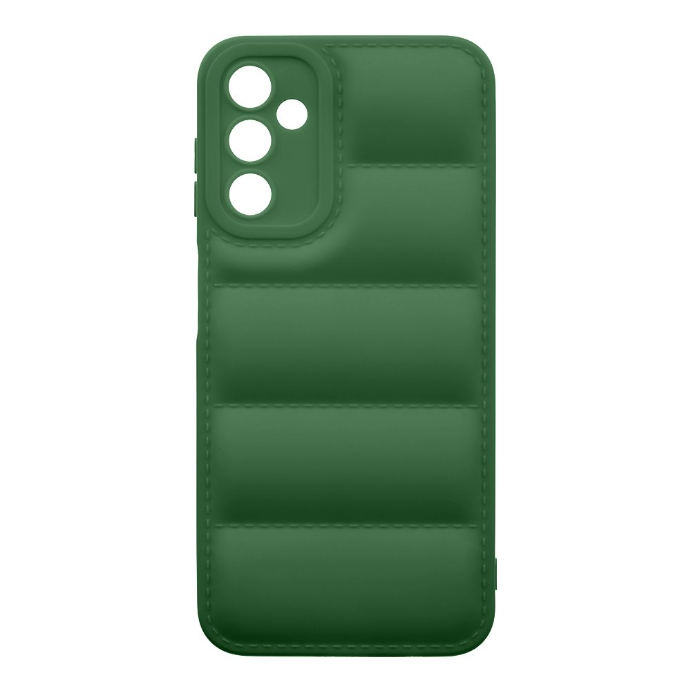 Levně Zadní kryt OBAL:ME Puffy pro Samsung Galaxy A14 4G, tmavě zelená