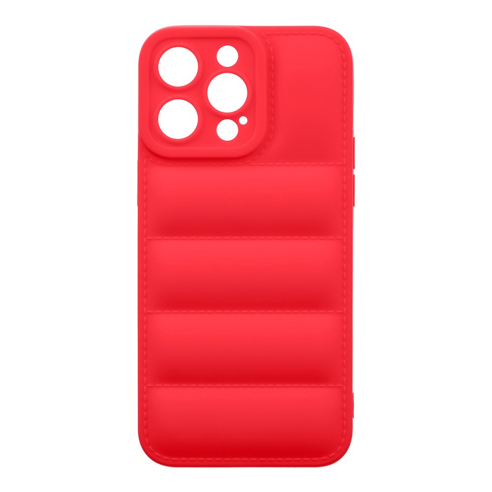 Levně Zadní kryt OBAL:ME Puffy pro Apple iPhone 15 Pro Max, červená