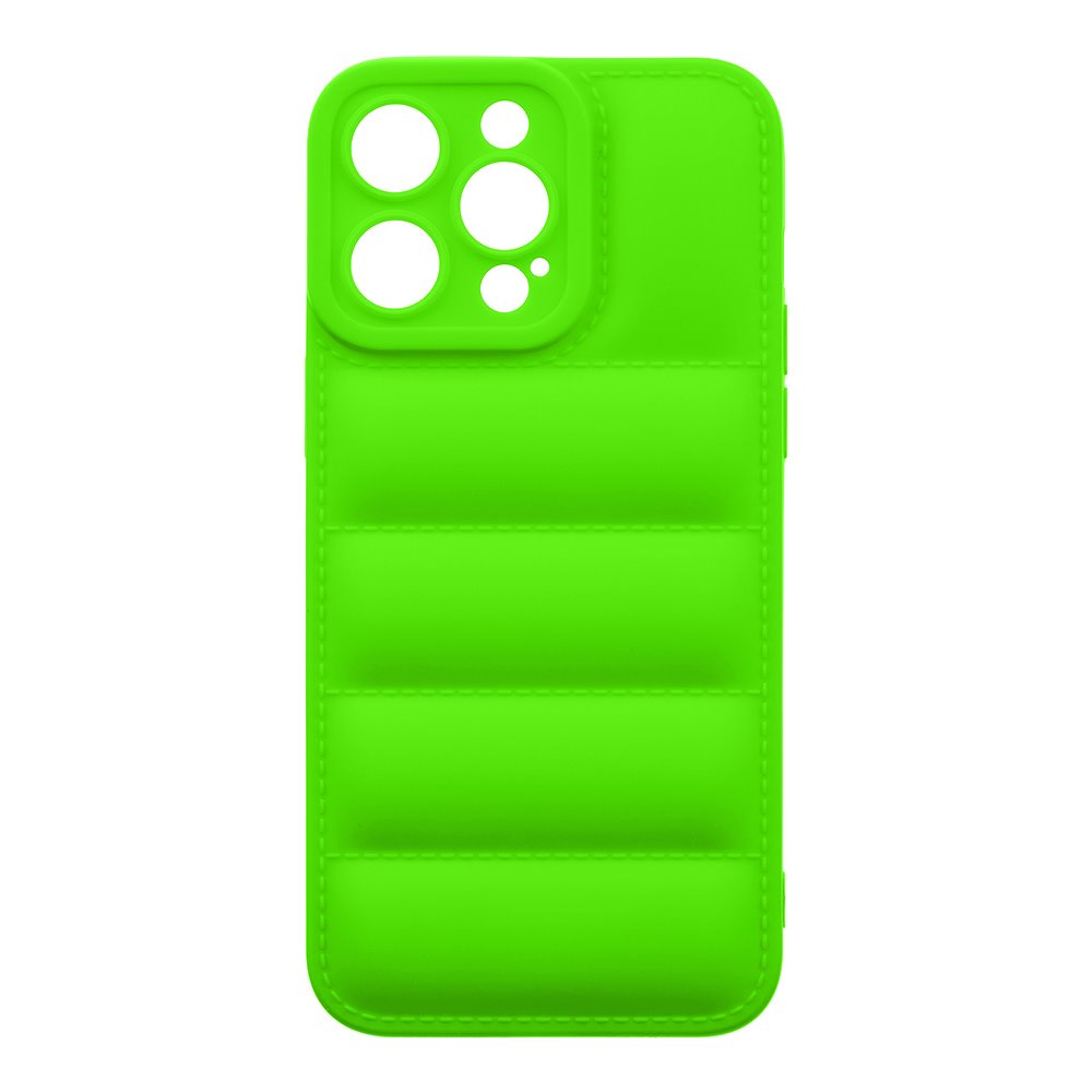 Zadní kryt OBAL:ME Puffy pro Apple iPhone 15 Pro Max, zelená