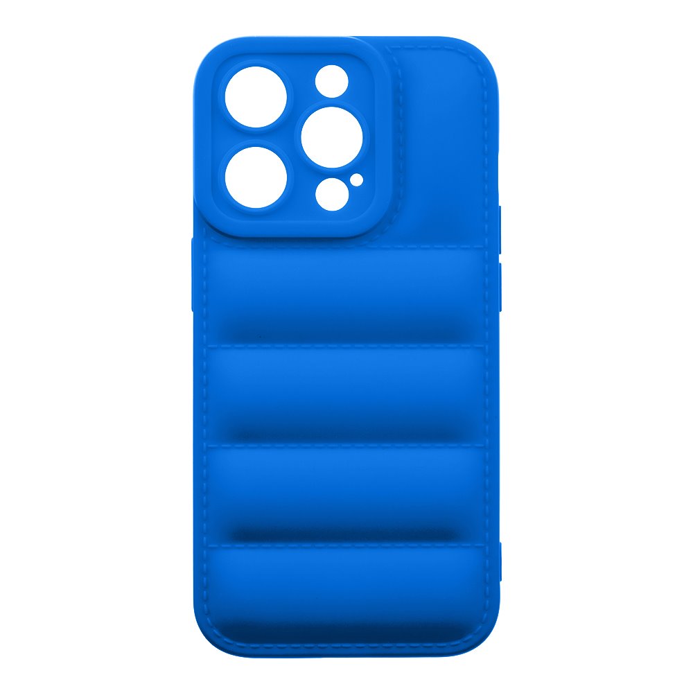 Zadní kryt OBAL:ME Puffy pro Apple iPhone 15 Pro, modrá