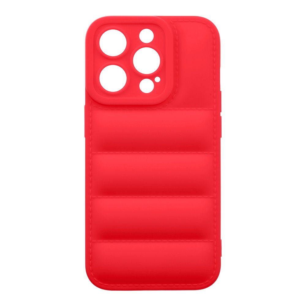 Levně Zadní kryt OBAL:ME Puffy pro Apple iPhone 15 Pro, červená