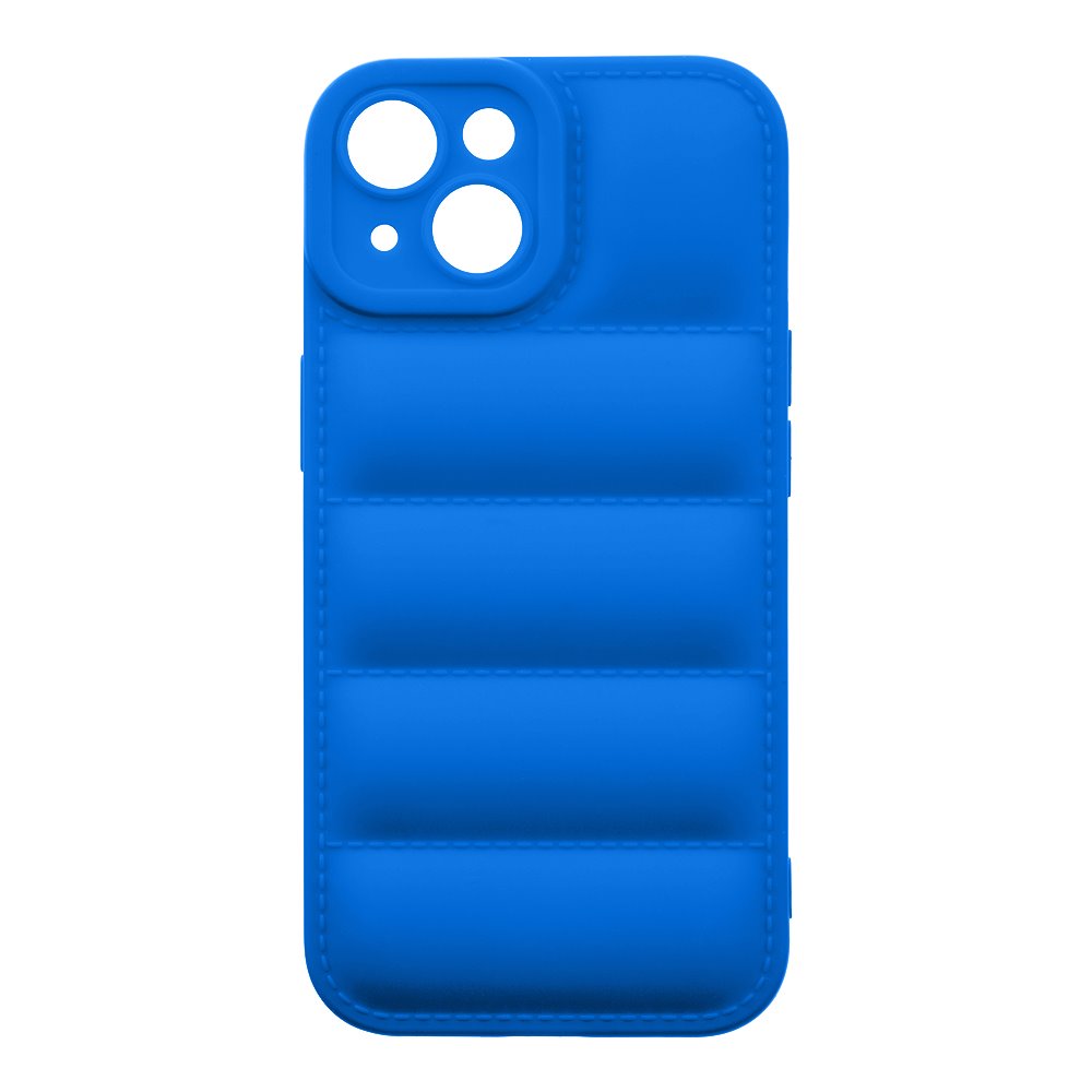 Zadní kryt OBAL:ME Puffy pro Apple iPhone 15, modrá