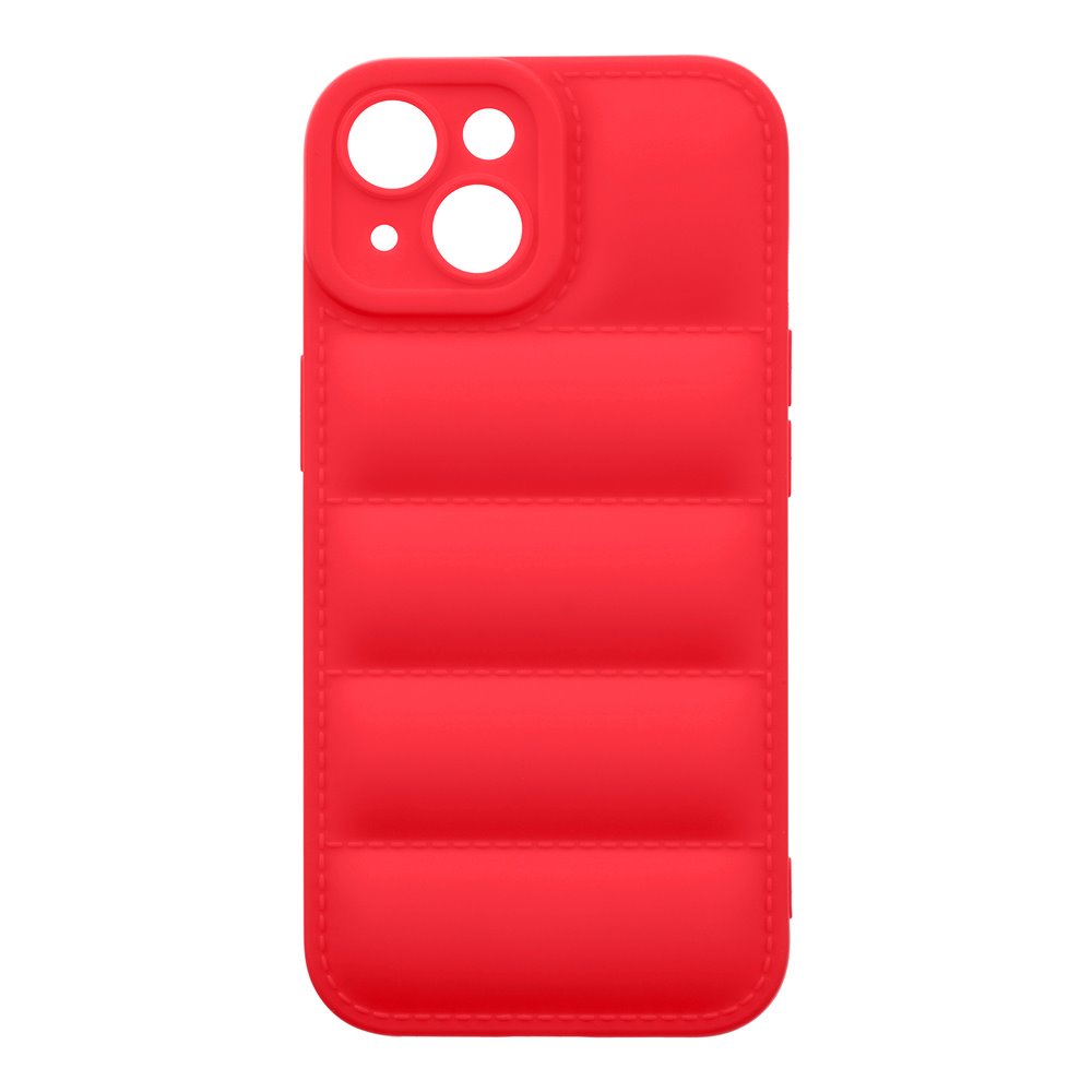 Zadní kryt OBAL:ME Puffy pro Apple iPhone 15, červená