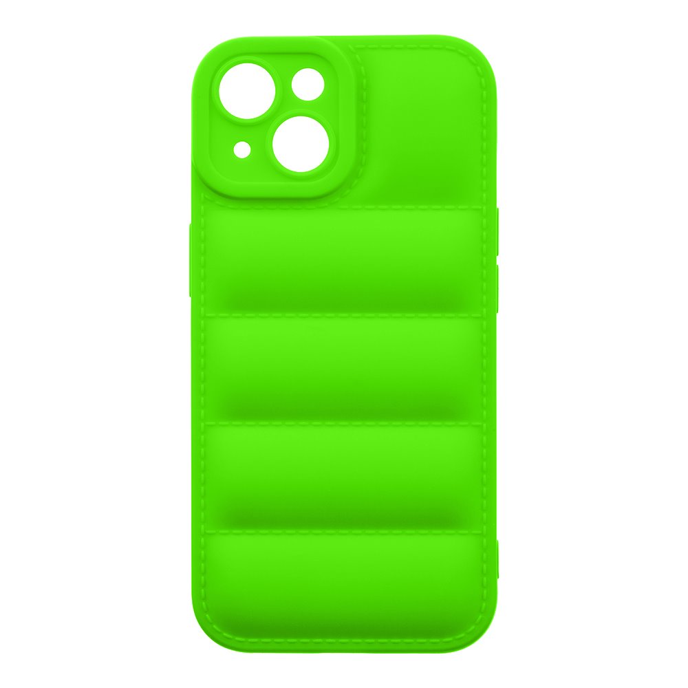 Zadní kryt OBAL:ME Puffy pro Apple iPhone 15, zelená