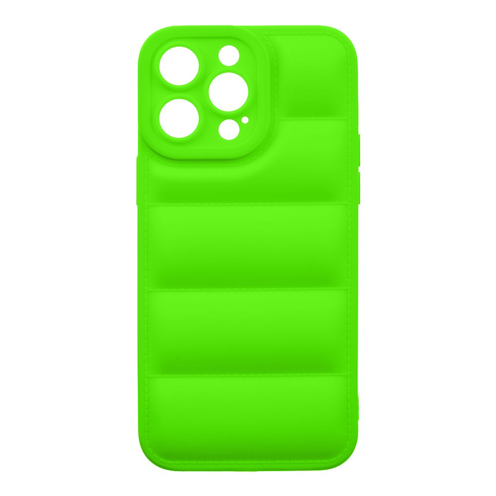 Levně Zadní kryt OBAL:ME Puffy pro Apple iPhone 14 Pro Max, zelená